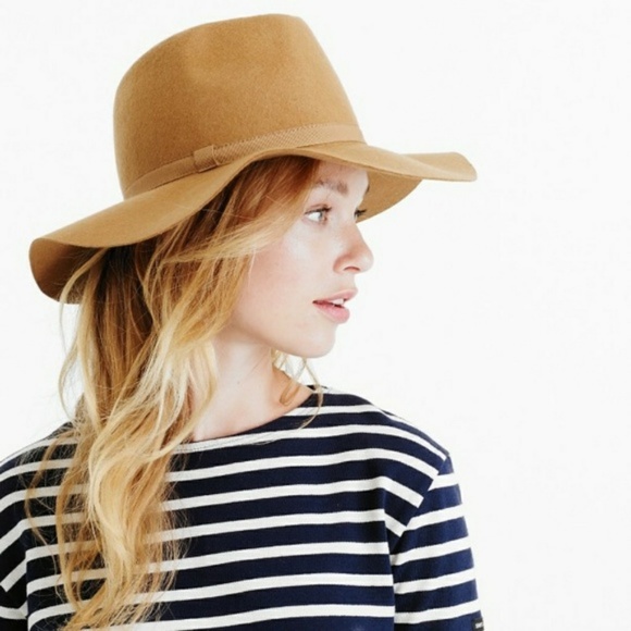 J. Crew Accessories - J. Crew Wide Brimmed Italian Wool Felt Hat (NWOT)